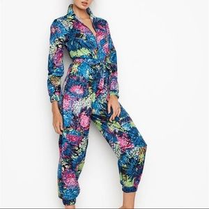 Victoria’s Secret x Mary Katrantzou floral jumpsuit size: Medium